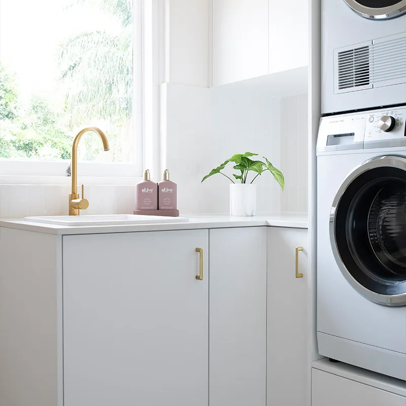 Laundry Renovations by Agate Plumbing and Gas, Basin and Tapware Installation in Perth