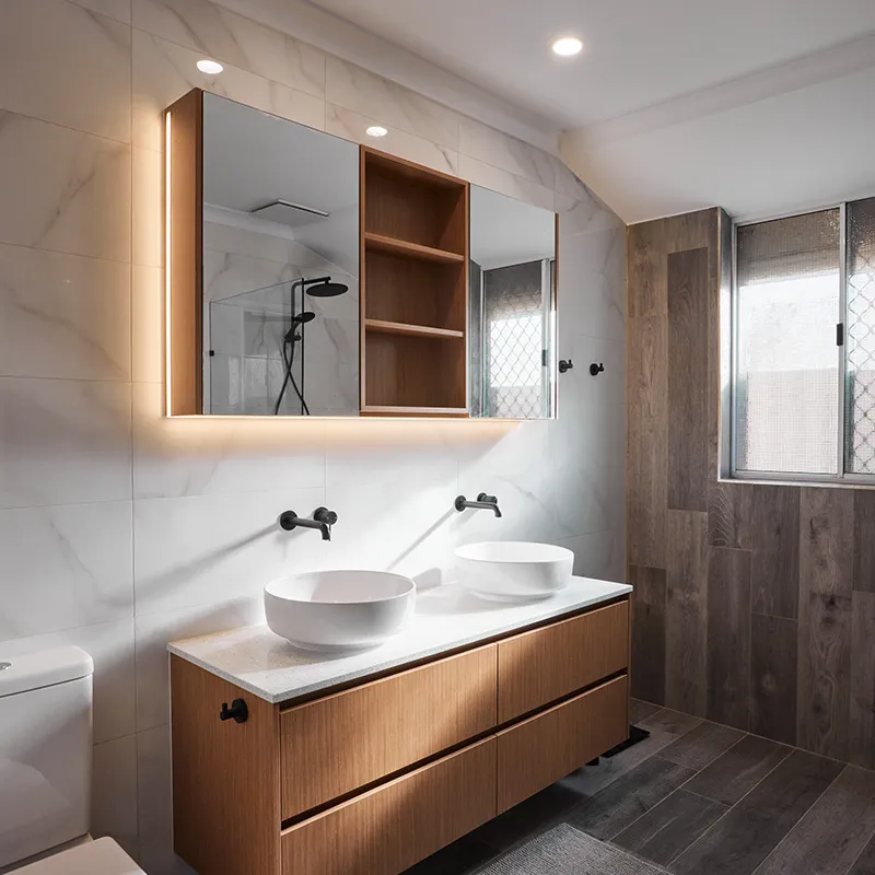 High End Bathroom Renovation in Perth by Agate Plumbing and Gas, Jake Stone